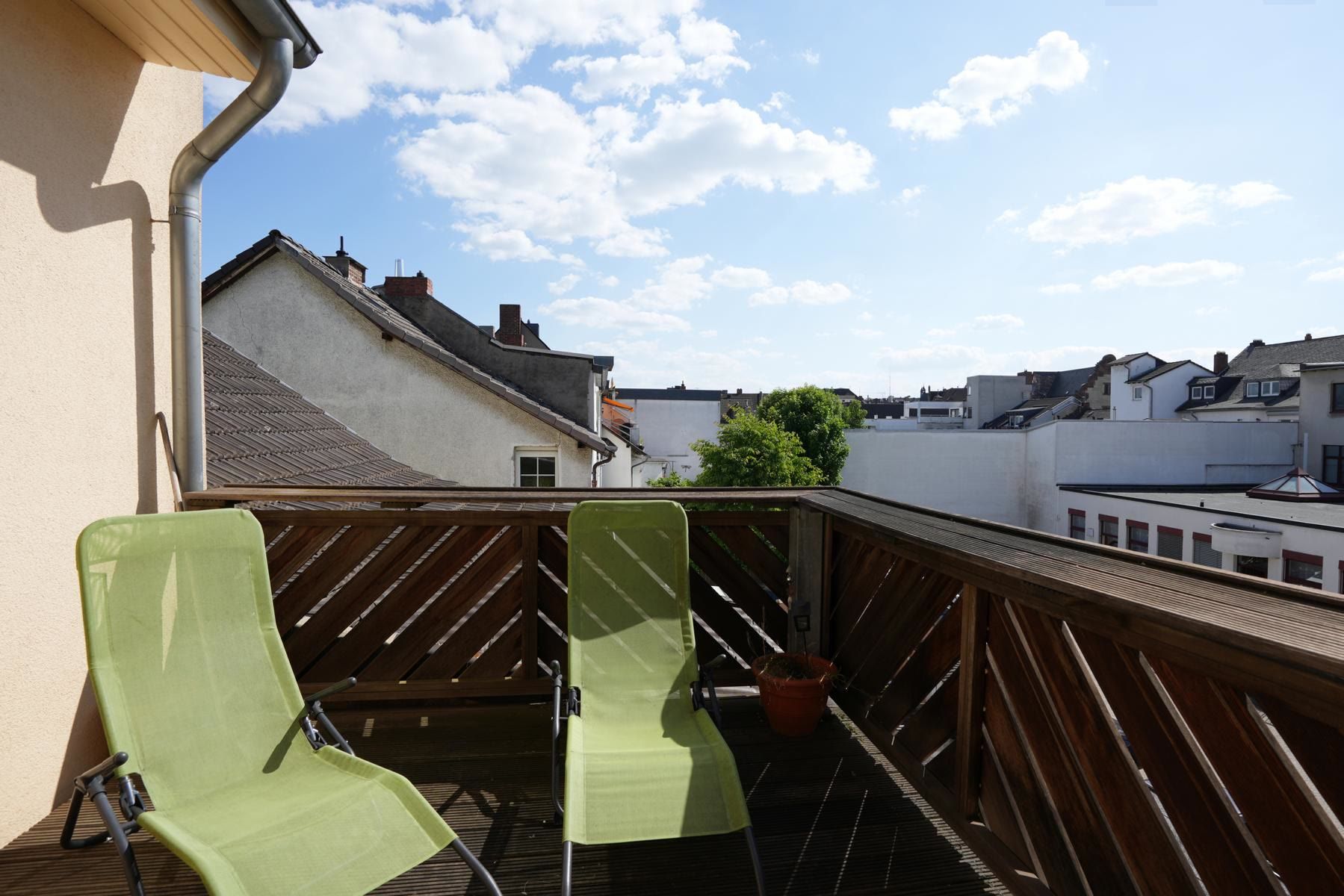 Balkon im 2. Obergeschoss