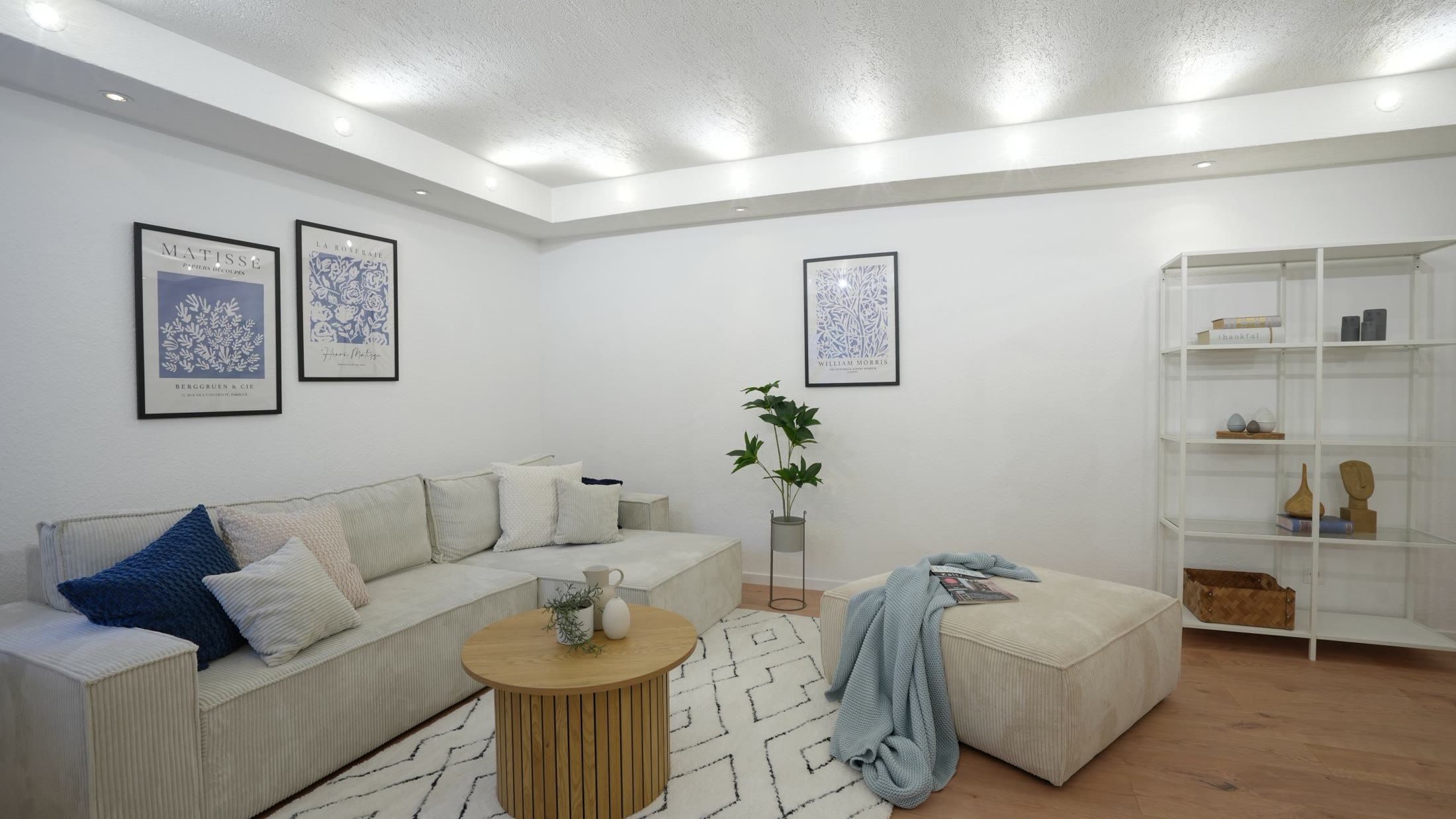Wohnzimmer im 1. Obergeschoss, zweite Ansicht