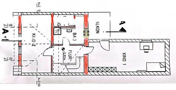 Grundriss Dachgeschoss